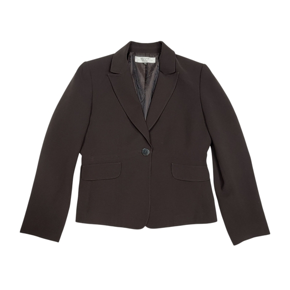 Tahari by Arthur S. Levine Women’s Chocolate Brown 2-Piece Pantsuit Set Size 10P - Picture 4 of 16